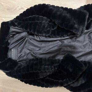 Black Faux Fur Jacket
